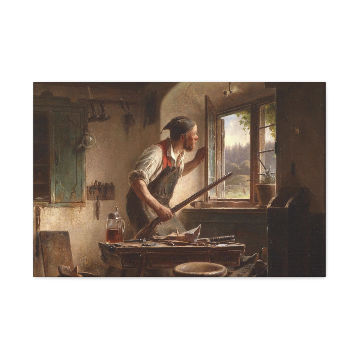The Vigilant Cobbler - Canvas Wrap