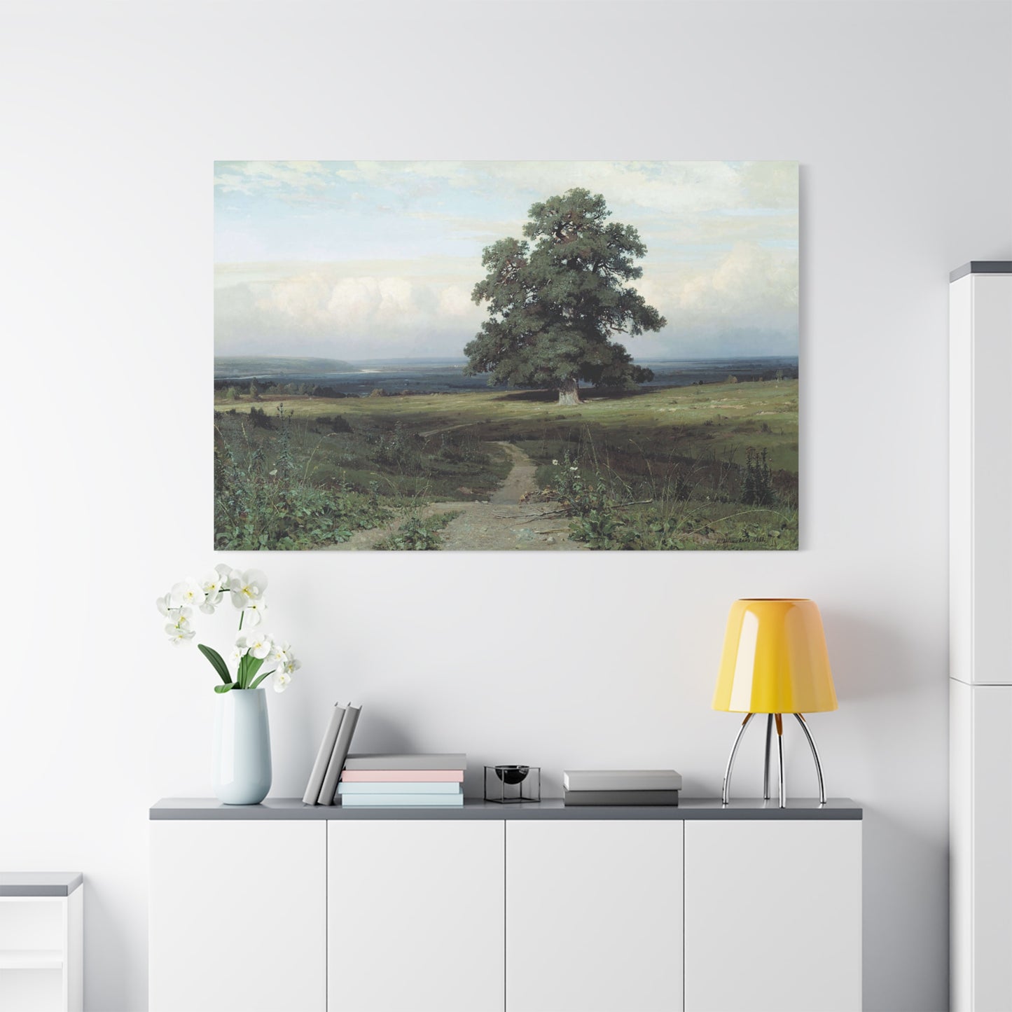 Among the Open Valley - Canvas Wrap