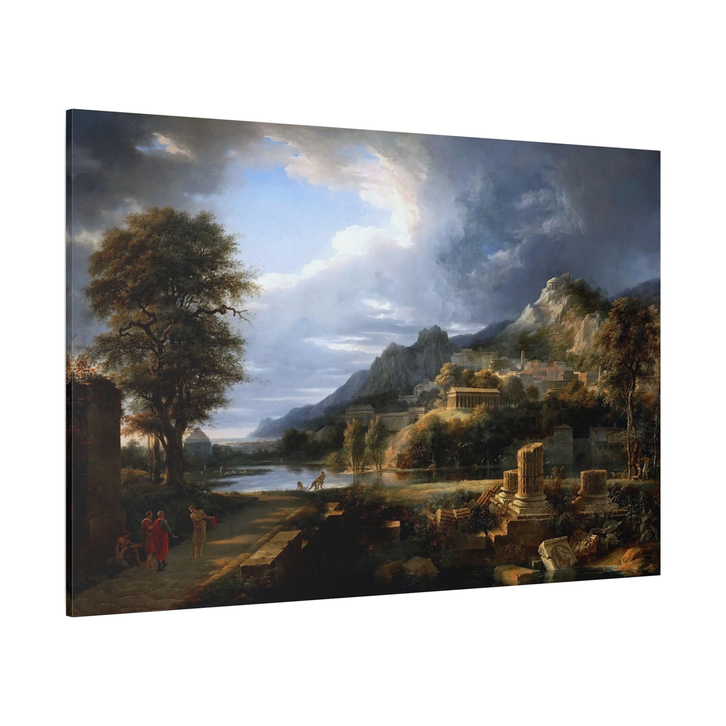 The Ancient City of Agregento - Canvas Wrap