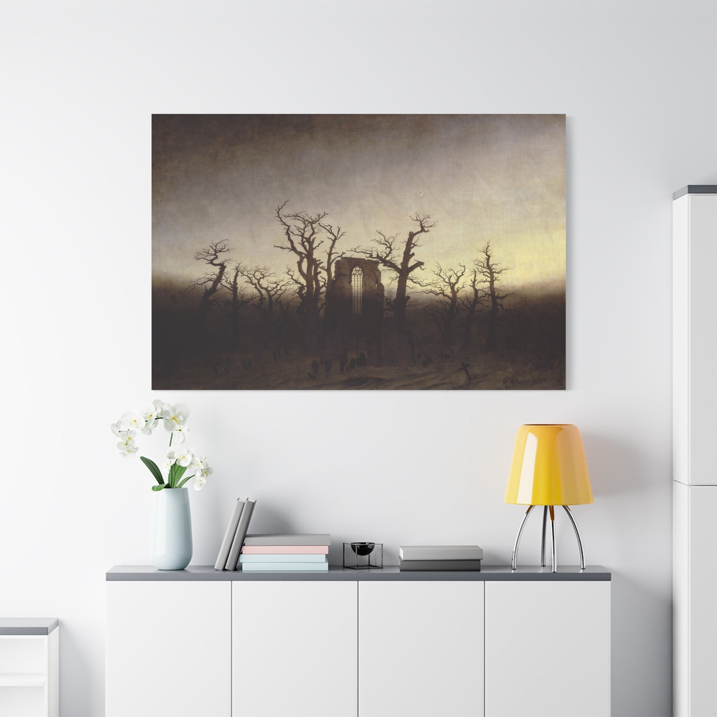 The Abbey in the Oakwood - Canvas Wrap