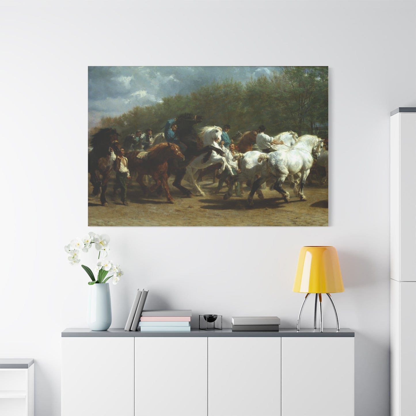 The Horse Fair - Canvas Wrap
