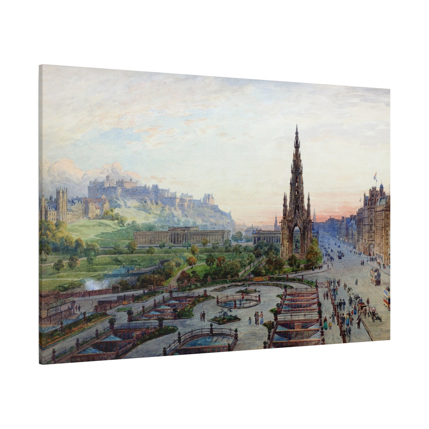 Scott Monument - Canvas Wrap