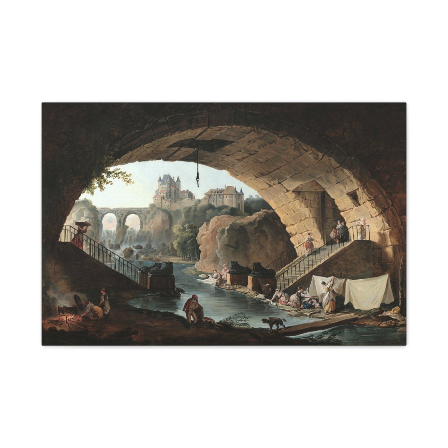 View of the Bridge of Sphinx - Canvas Wrap
