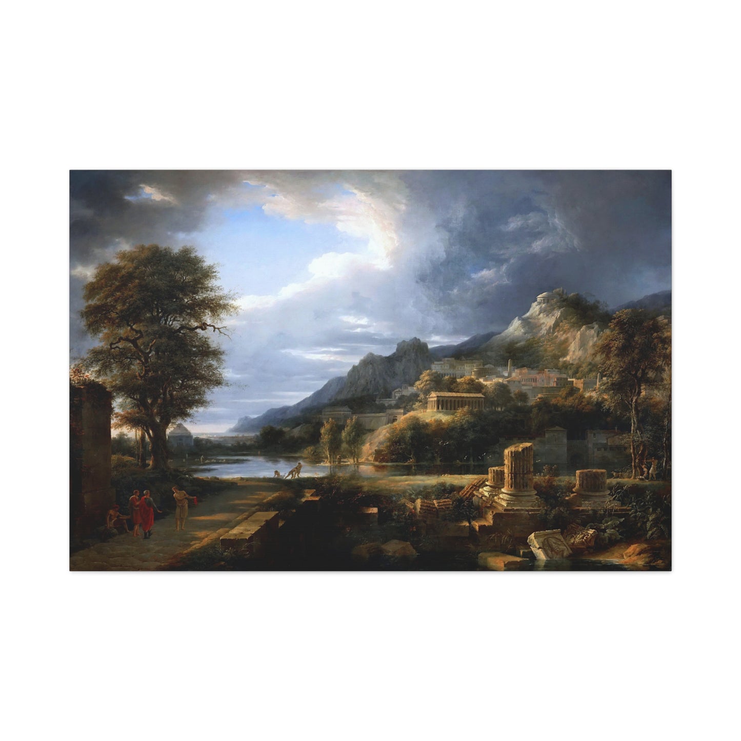 The Ancient City of Agregento - Canvas Wrap
