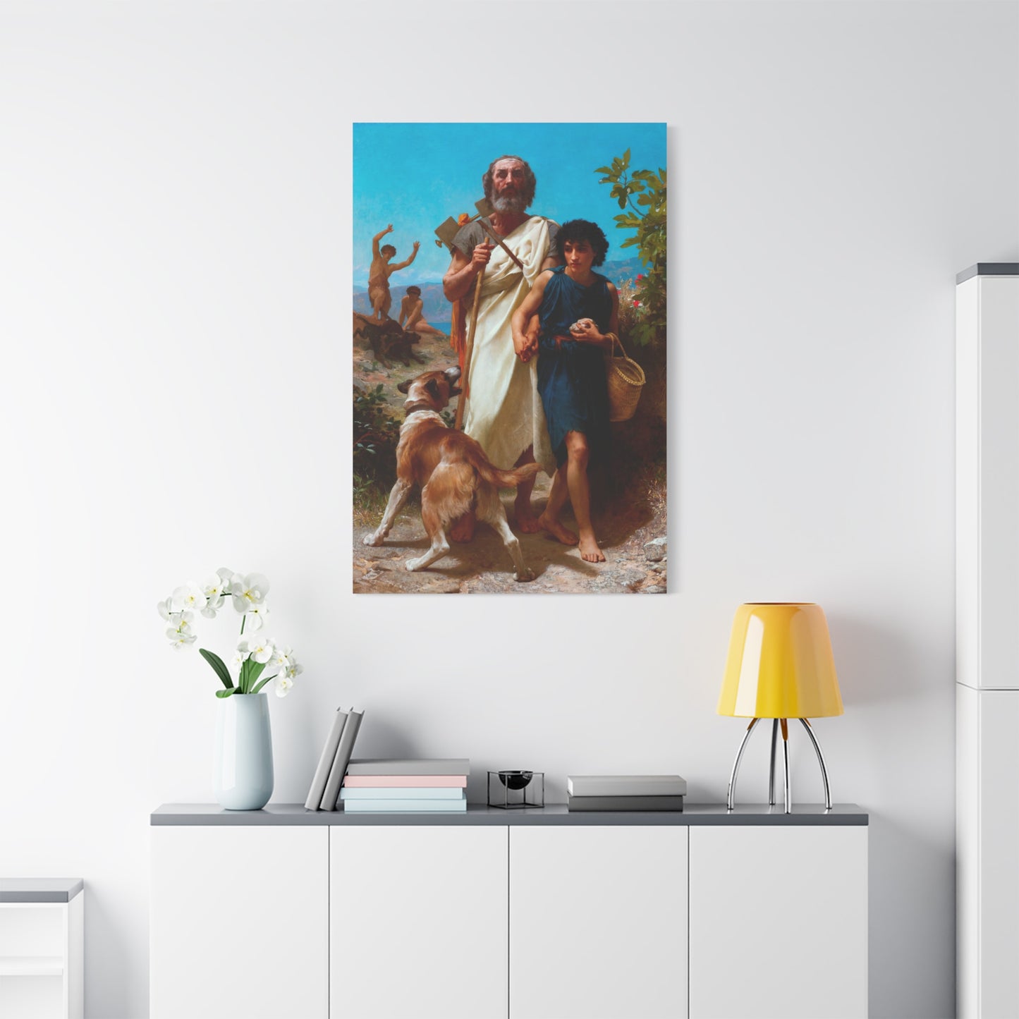 Homer and His Guide - Canvas Wrap