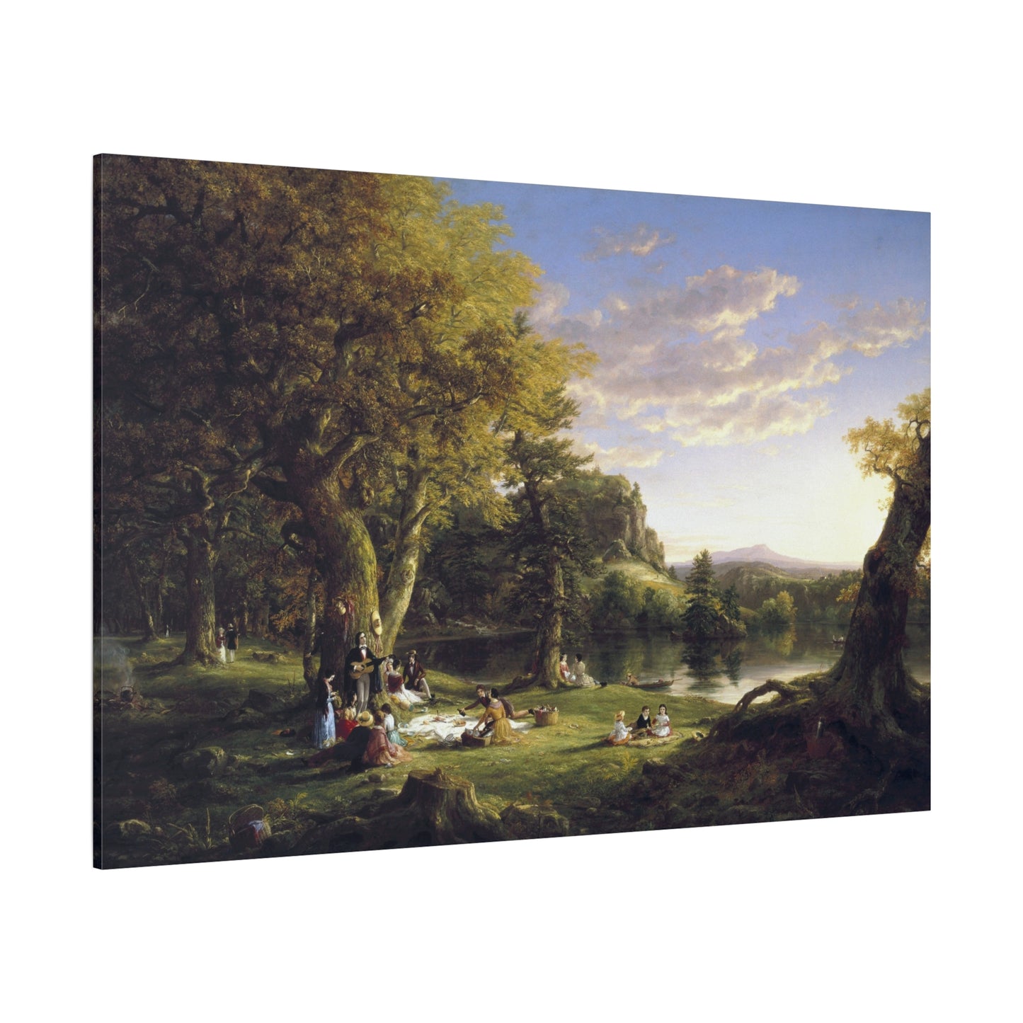 The Picnic - Canvas Wrap