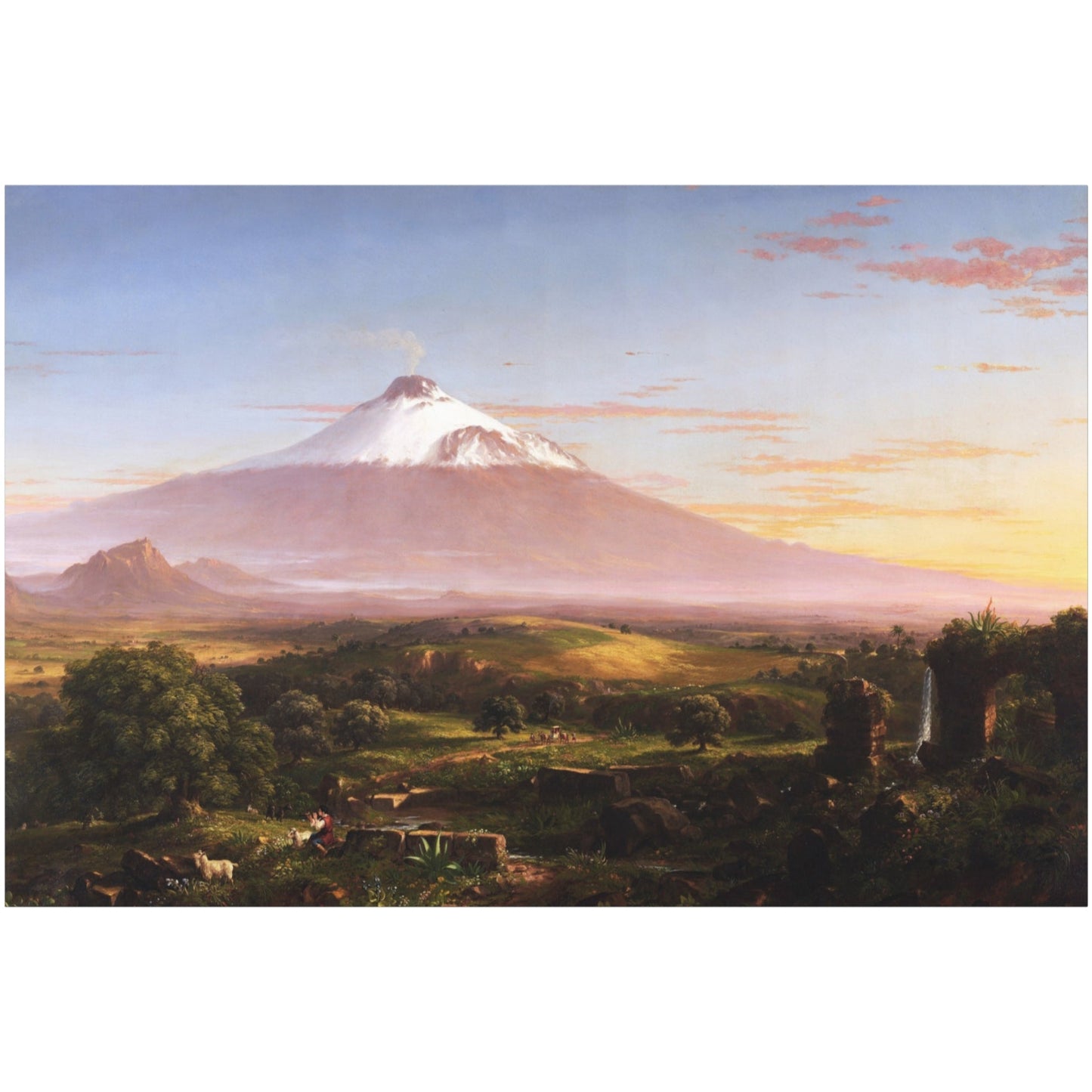 View of Mount Etna - Canvas Wrap