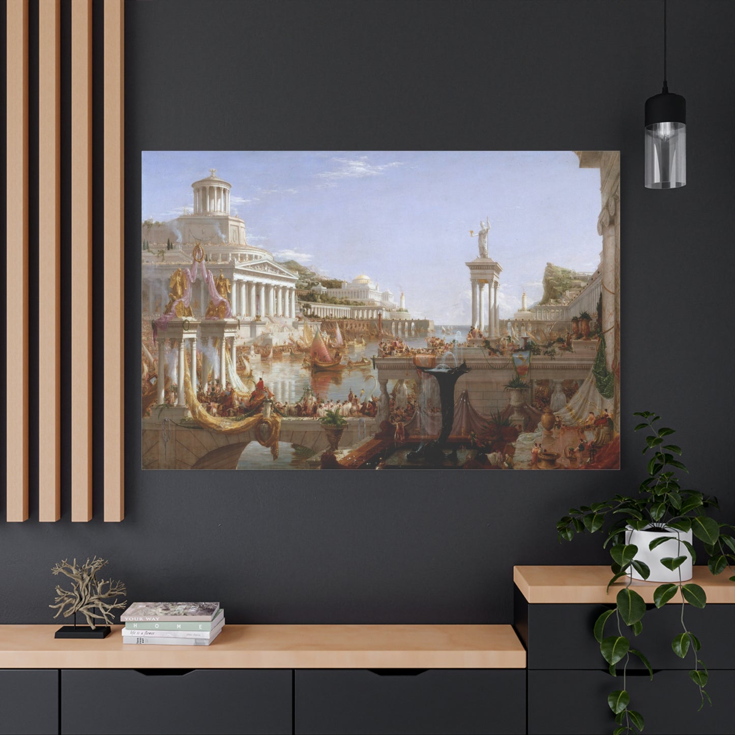 The Course of the Empire, The Consummation - Canvas Wrap