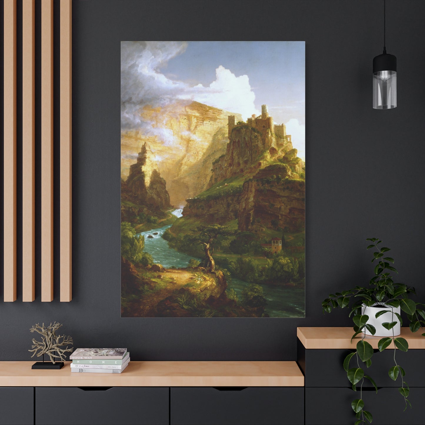The Fountain of Vaucluse - Canvas Wrap