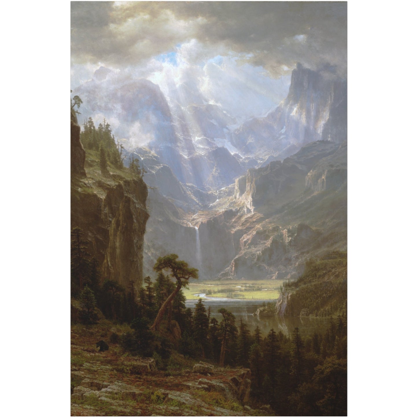 The Rocky Mountains, Lander's Peak - Canvas Wrap