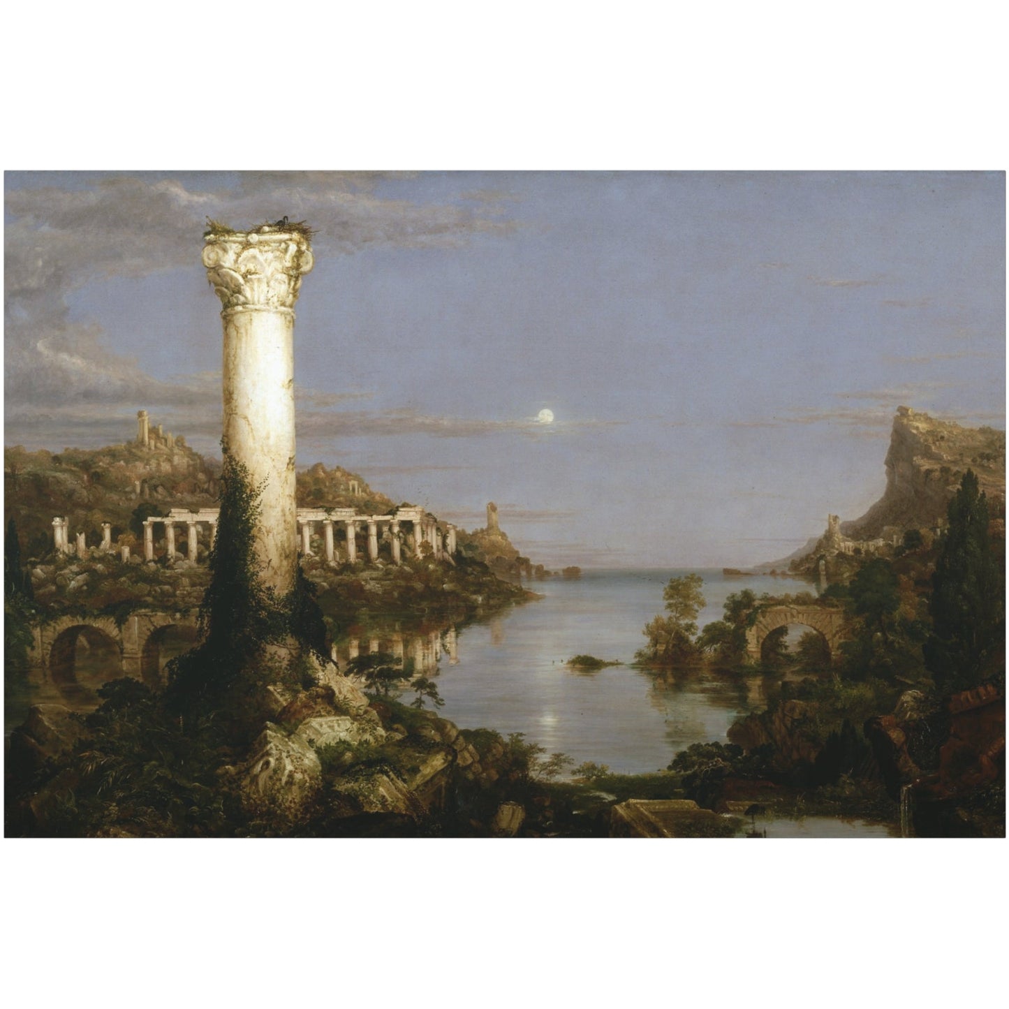 The Course of Empire, Desolation - Canvas Wrap