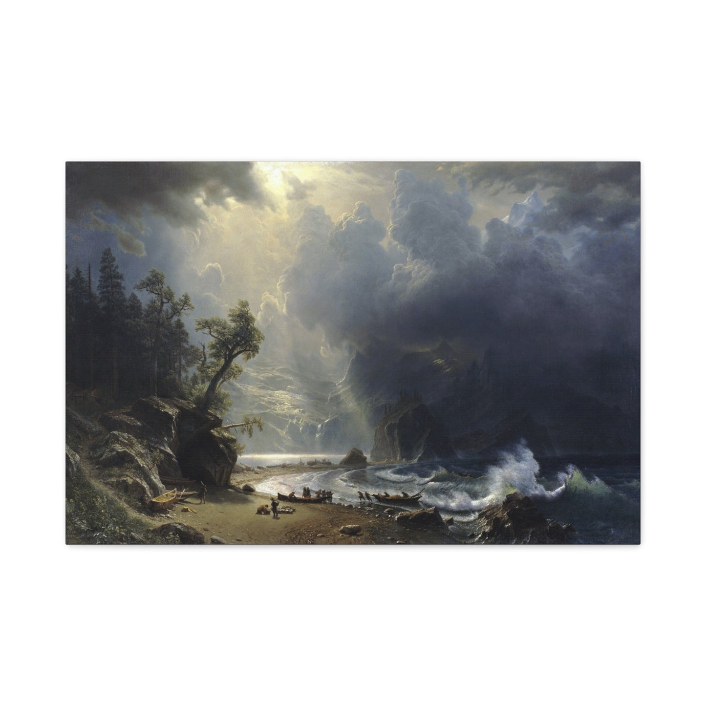 Puget Sound on the Pacific Coast - Canvas Wrap
