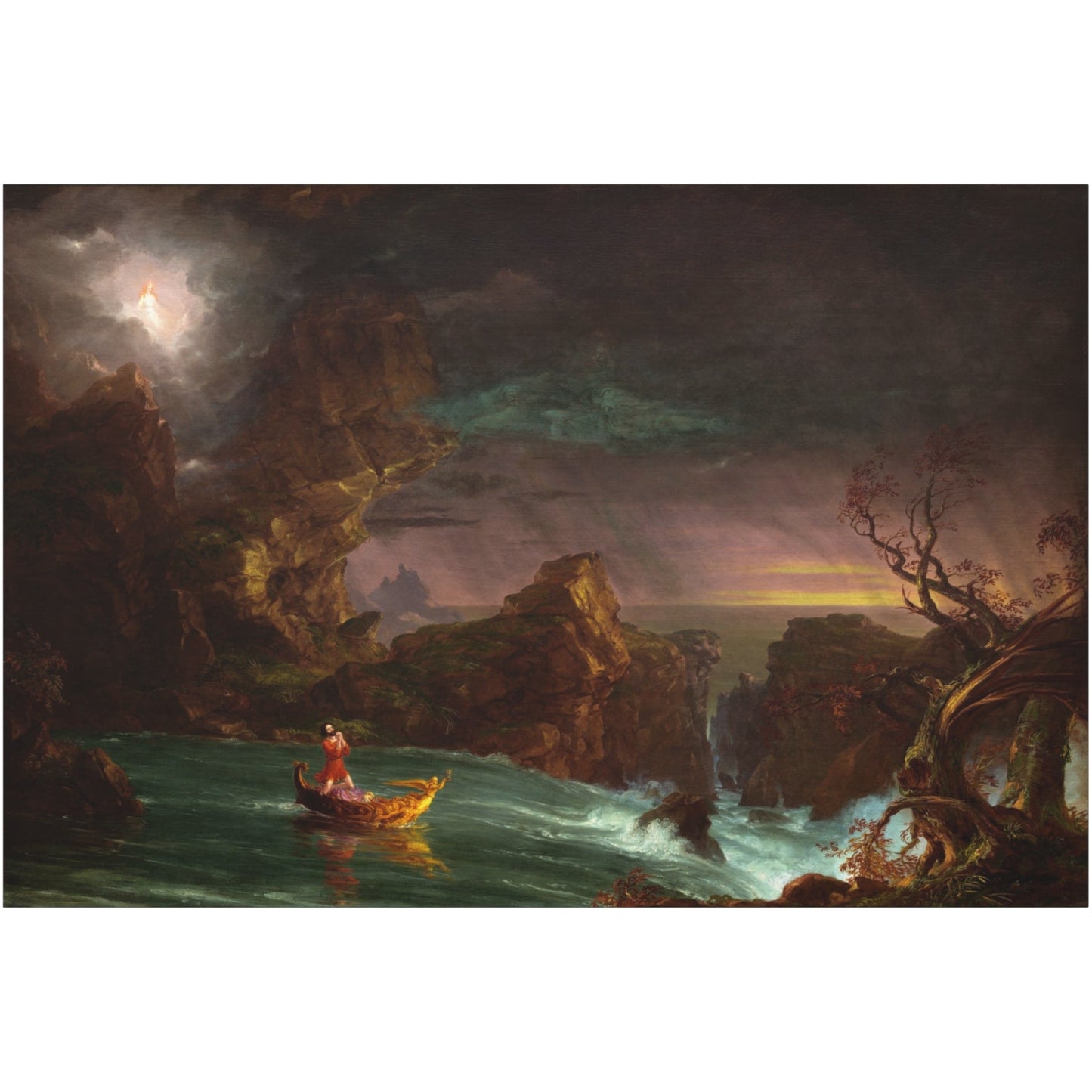 The Voyage of Life, Manhood - Canvas Wrap