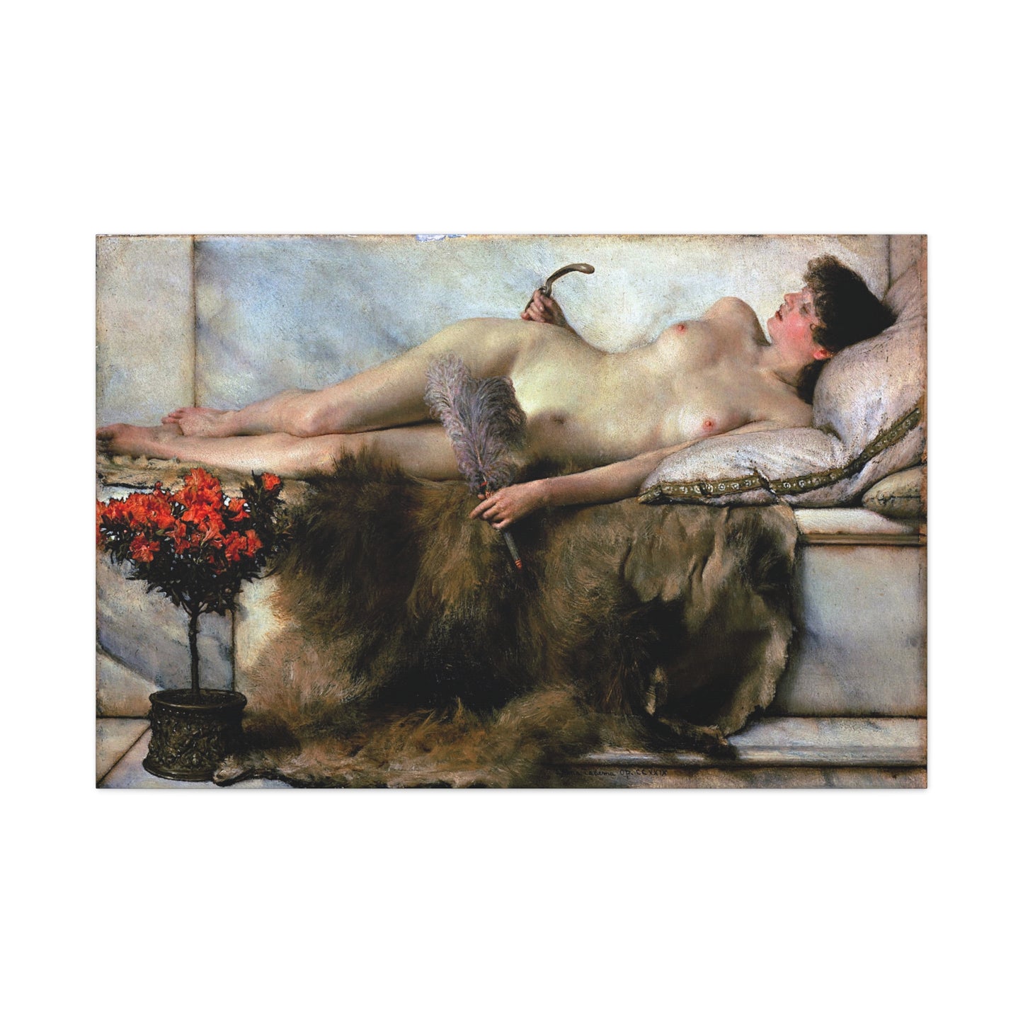 In the Tepidarium - Canvas Wrap