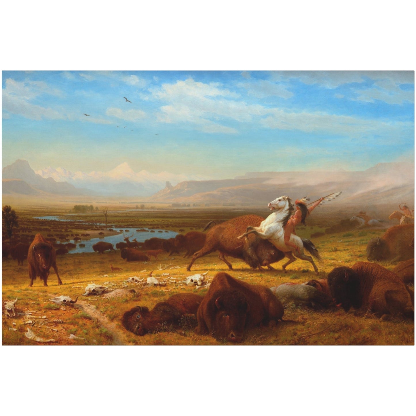 The Last of the Buffalo - Canvas Wrap