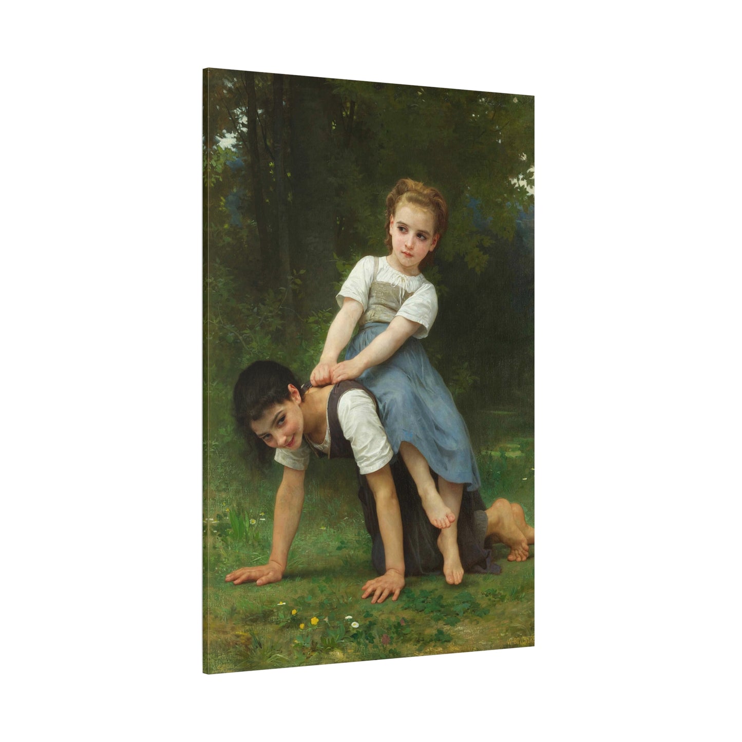 The Horseback Ride - Canvas Wrap