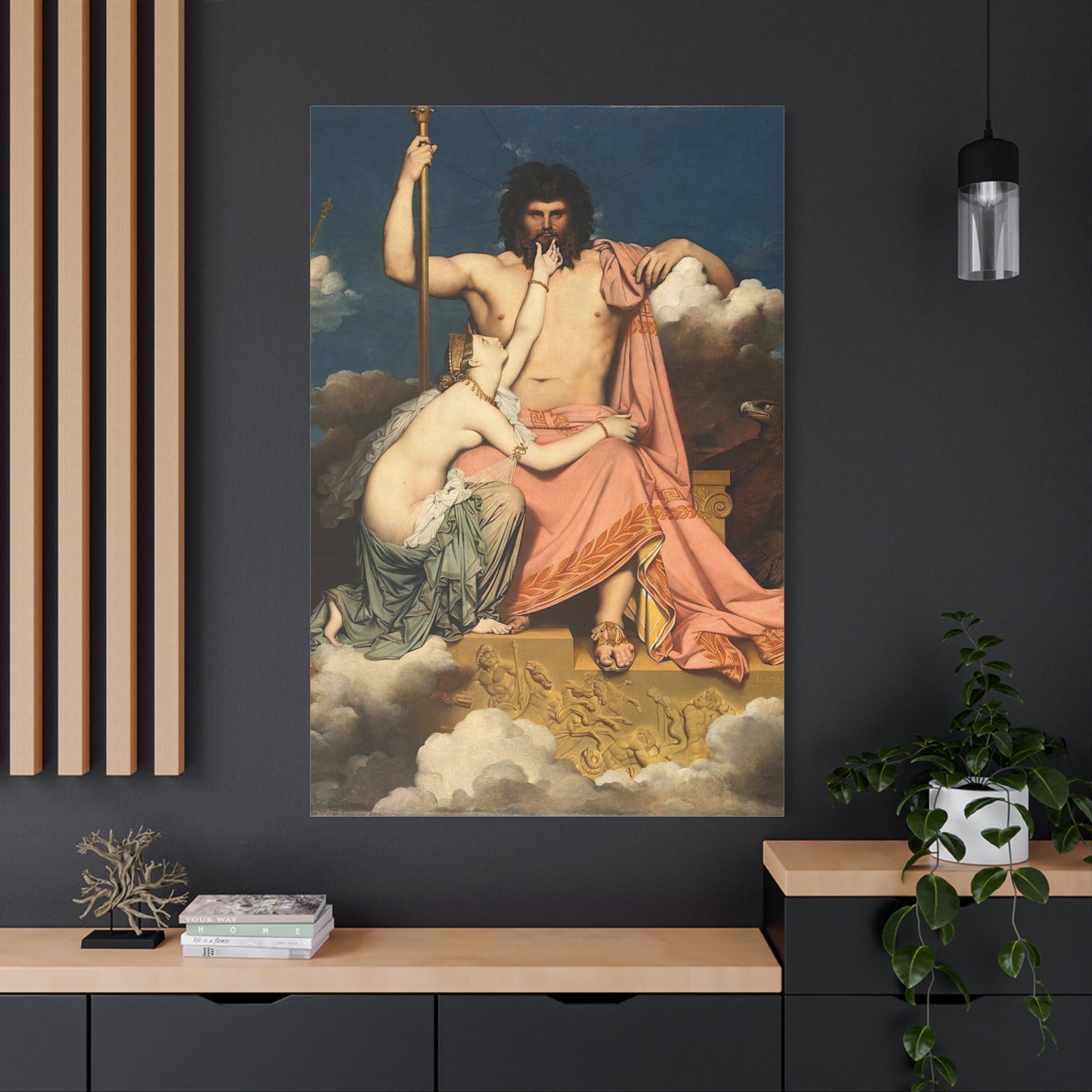 Jupiter and Thetis - Canvas Wrap