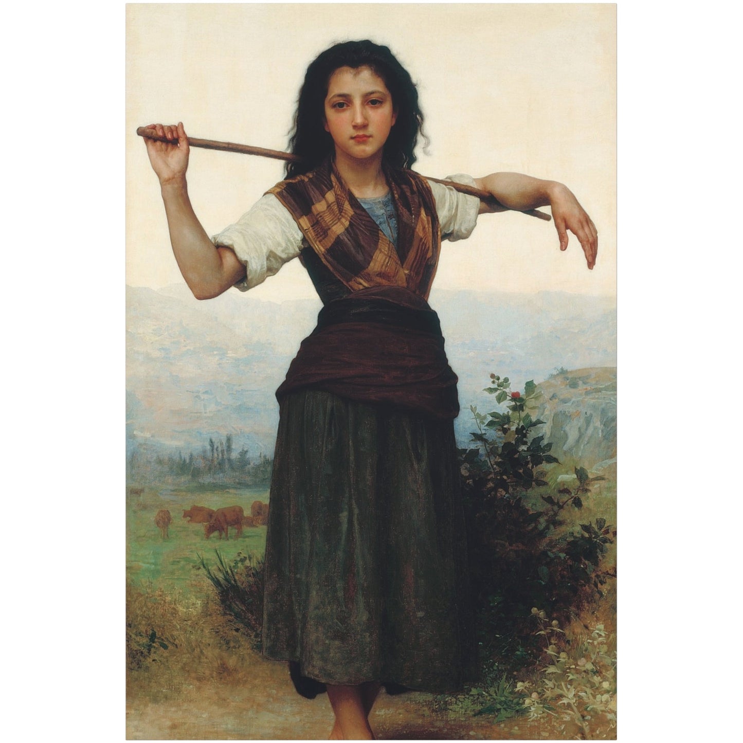 The Little Shepherdess - Canvas Wrap