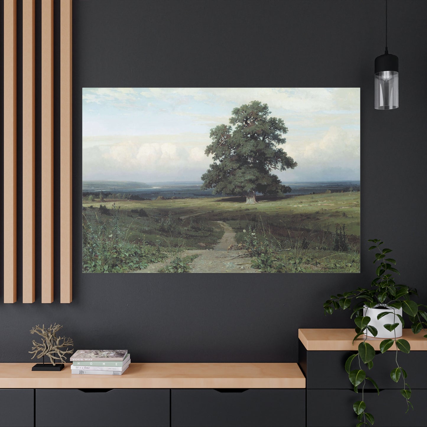 Among the Open Valley - Canvas Wrap