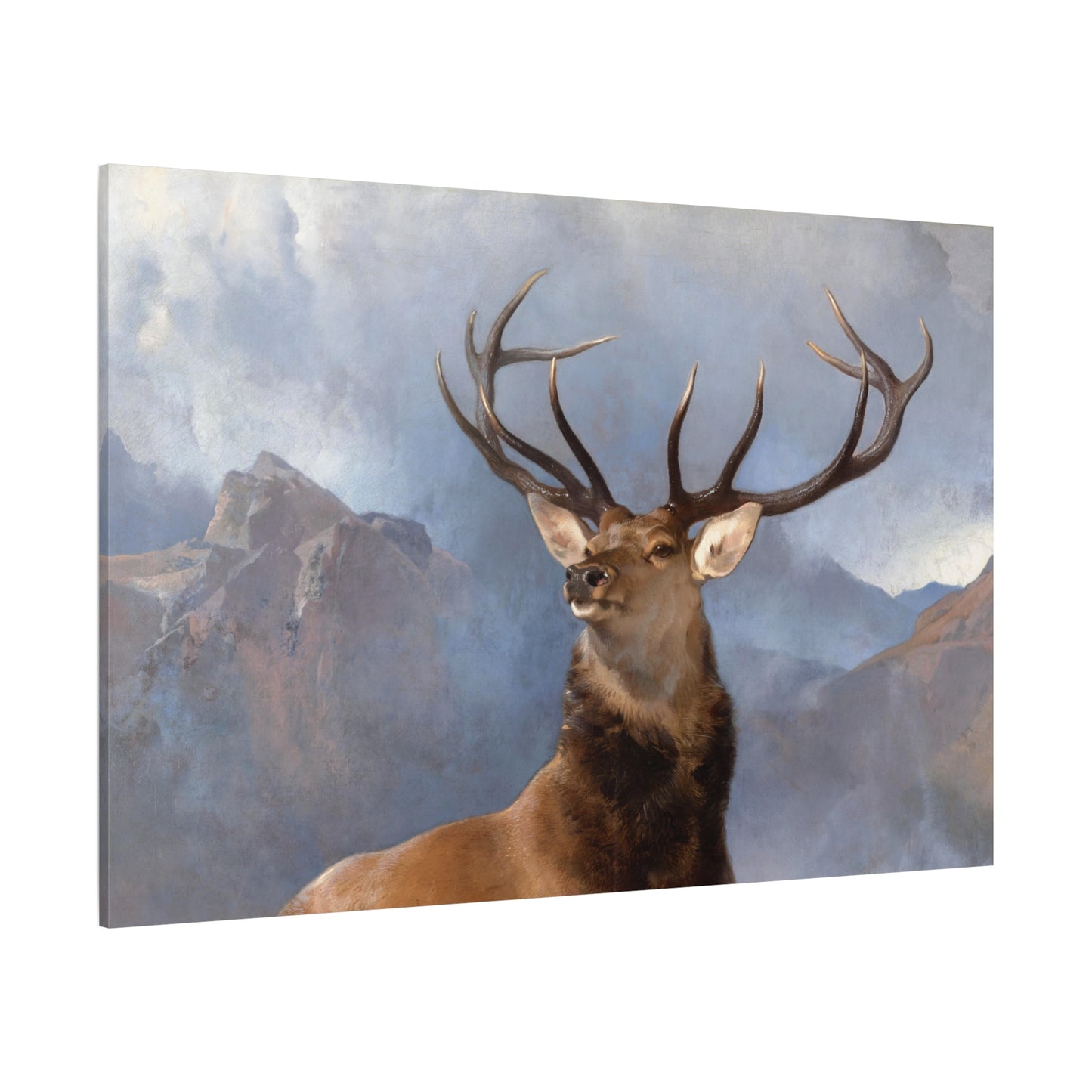 The Monarch of the Glen - Canvas Wrap