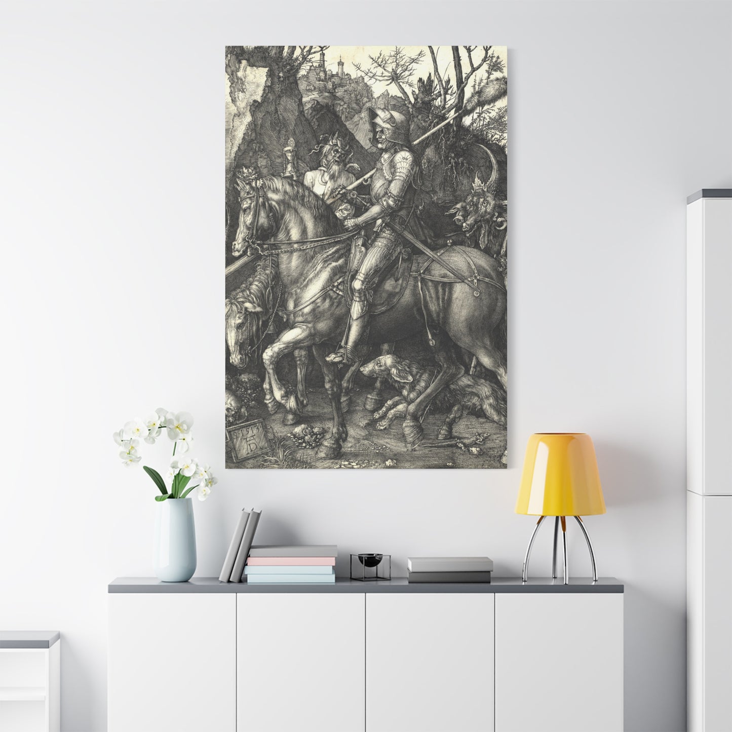 Knight, Death, and the Devil - Canvas Wrap