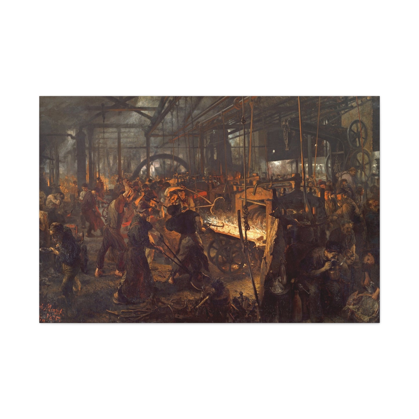 The Iron Rolling Mill - Canvas Wrap