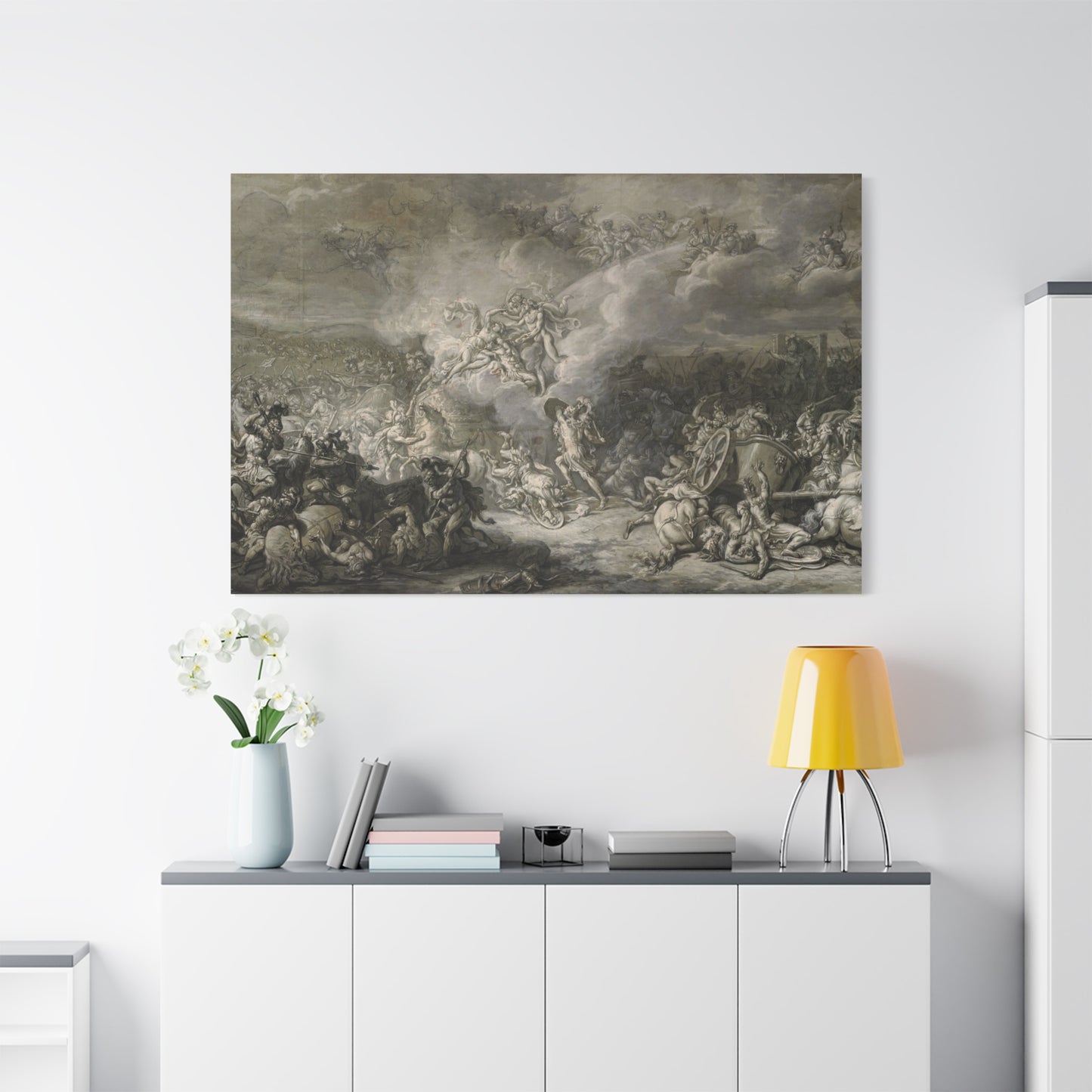 The Combat of Diomedes - Canvas Wrap