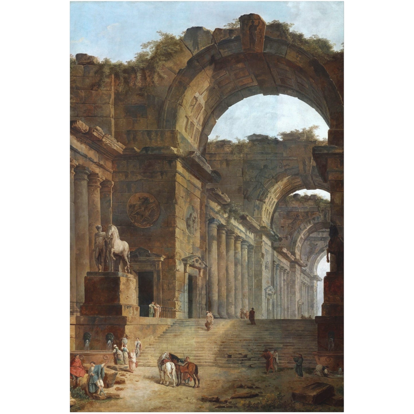 The Fountains - Canvas Wrap