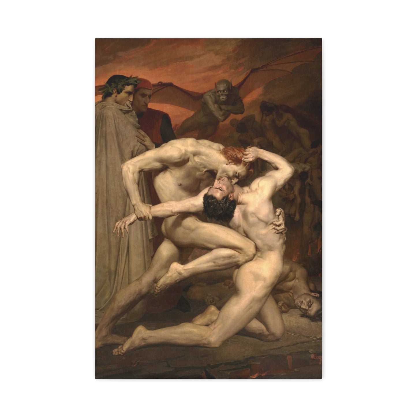 Dante and Virgil - Canvas Wrap