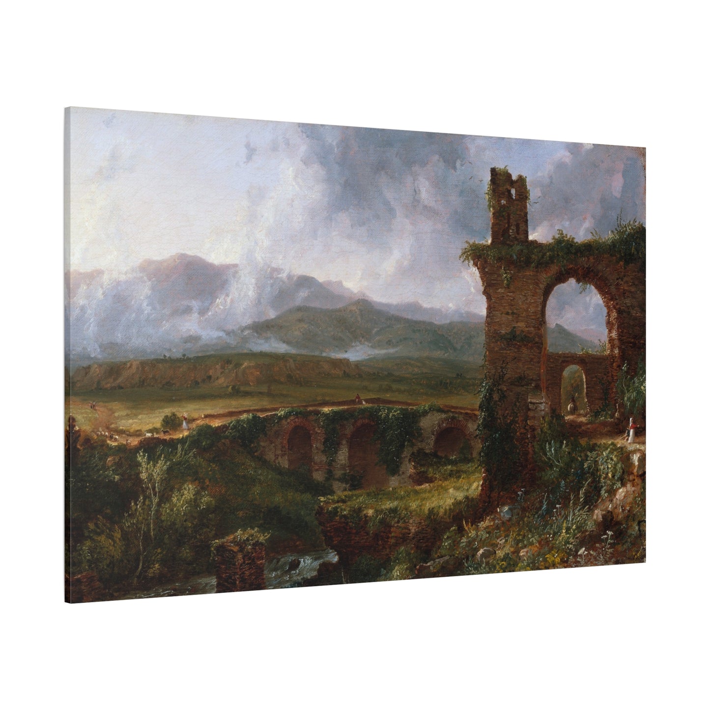 A View near Tivoli - Canvas Wrap