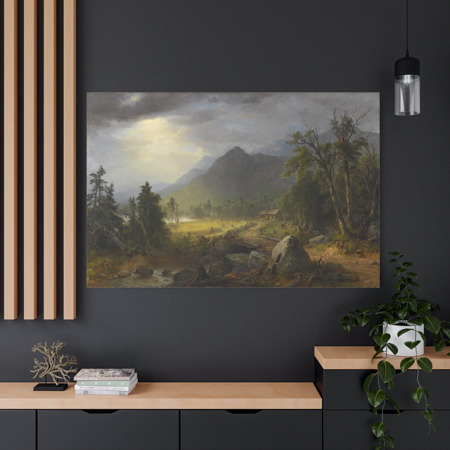 The First Harvest in the Wilderness - Canvas Wrap