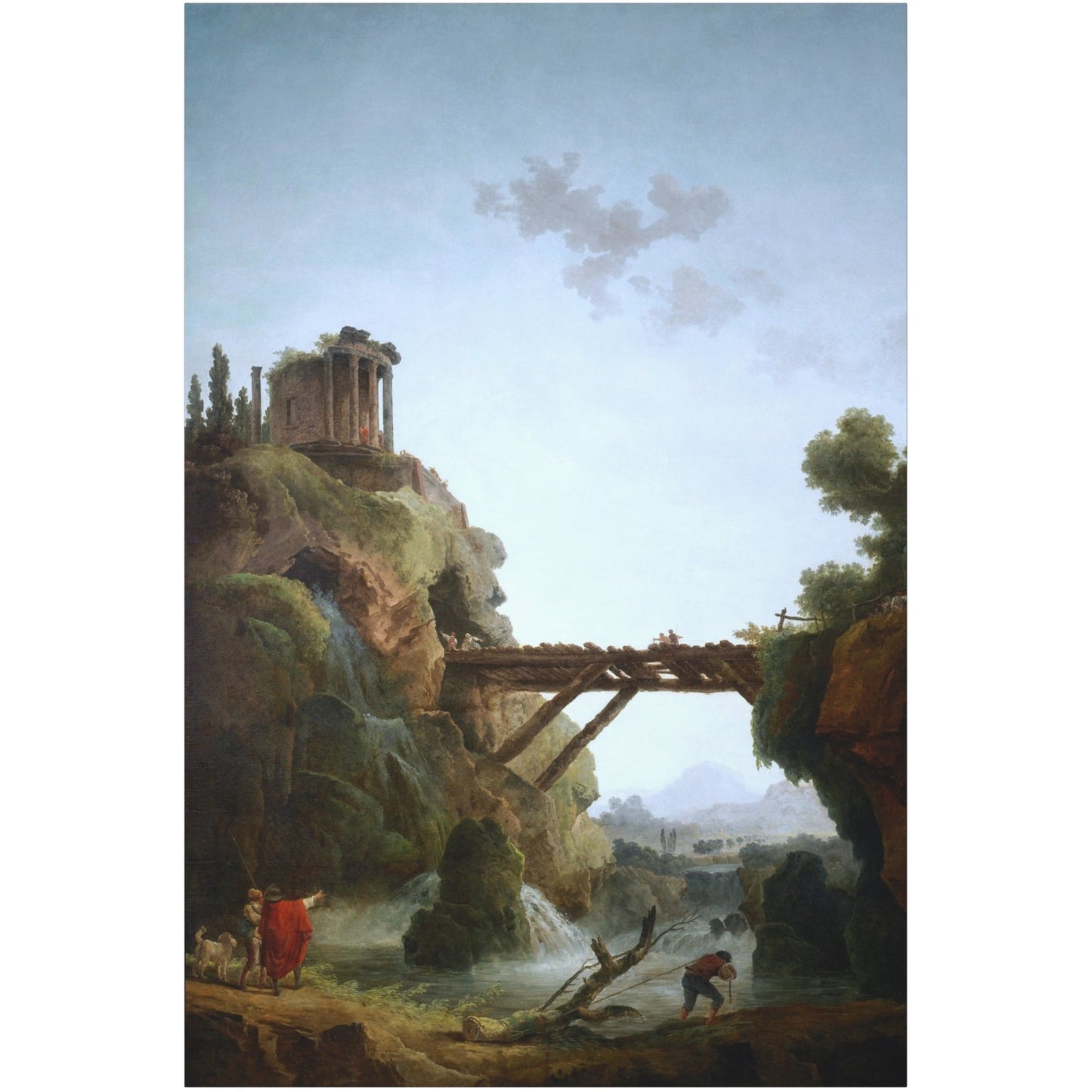 Fantastic View of Tivoli - Canvas Wrap