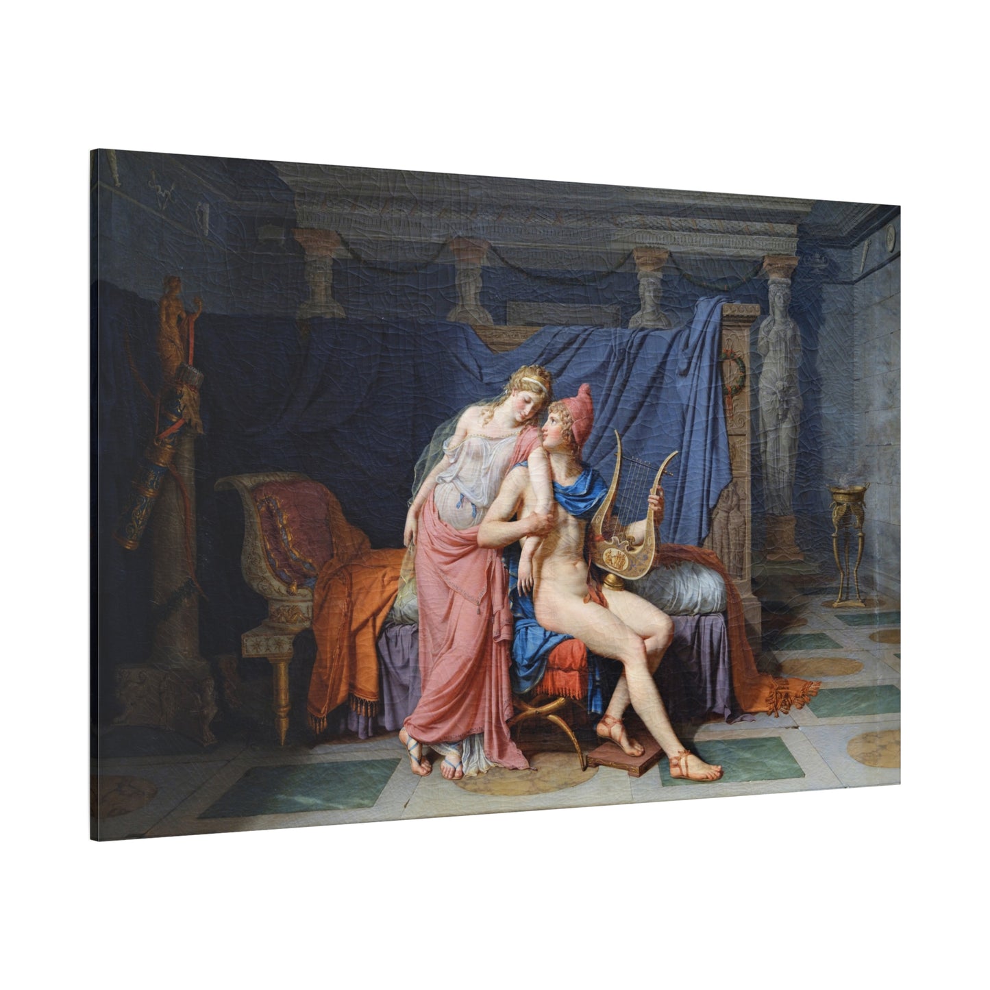 Paris and Helen - Canvas Wrap