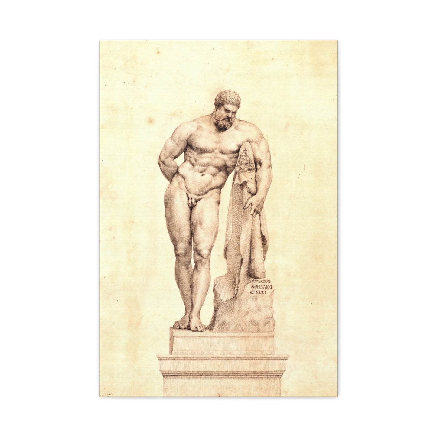Hercules (Farnese) - Canvas Wrap