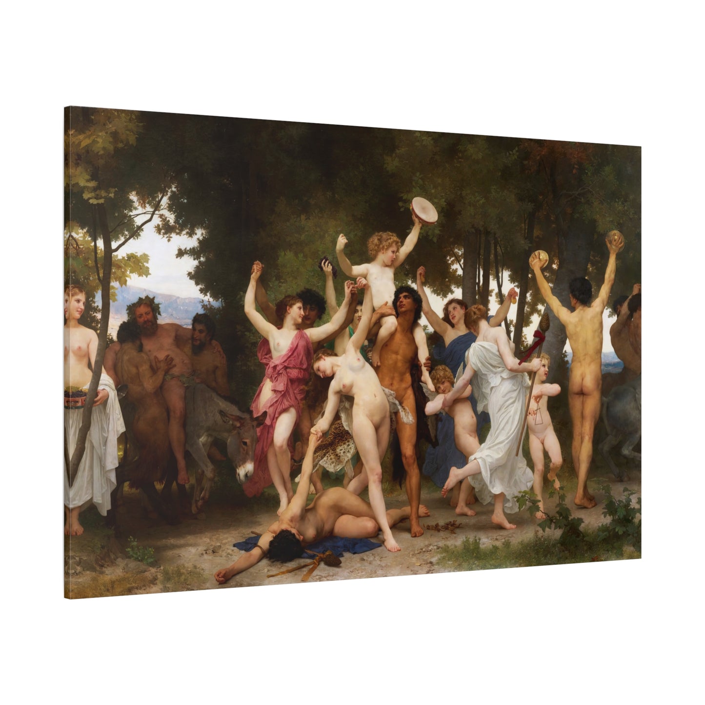 The Youth of Bacchus - Canvas Wrap