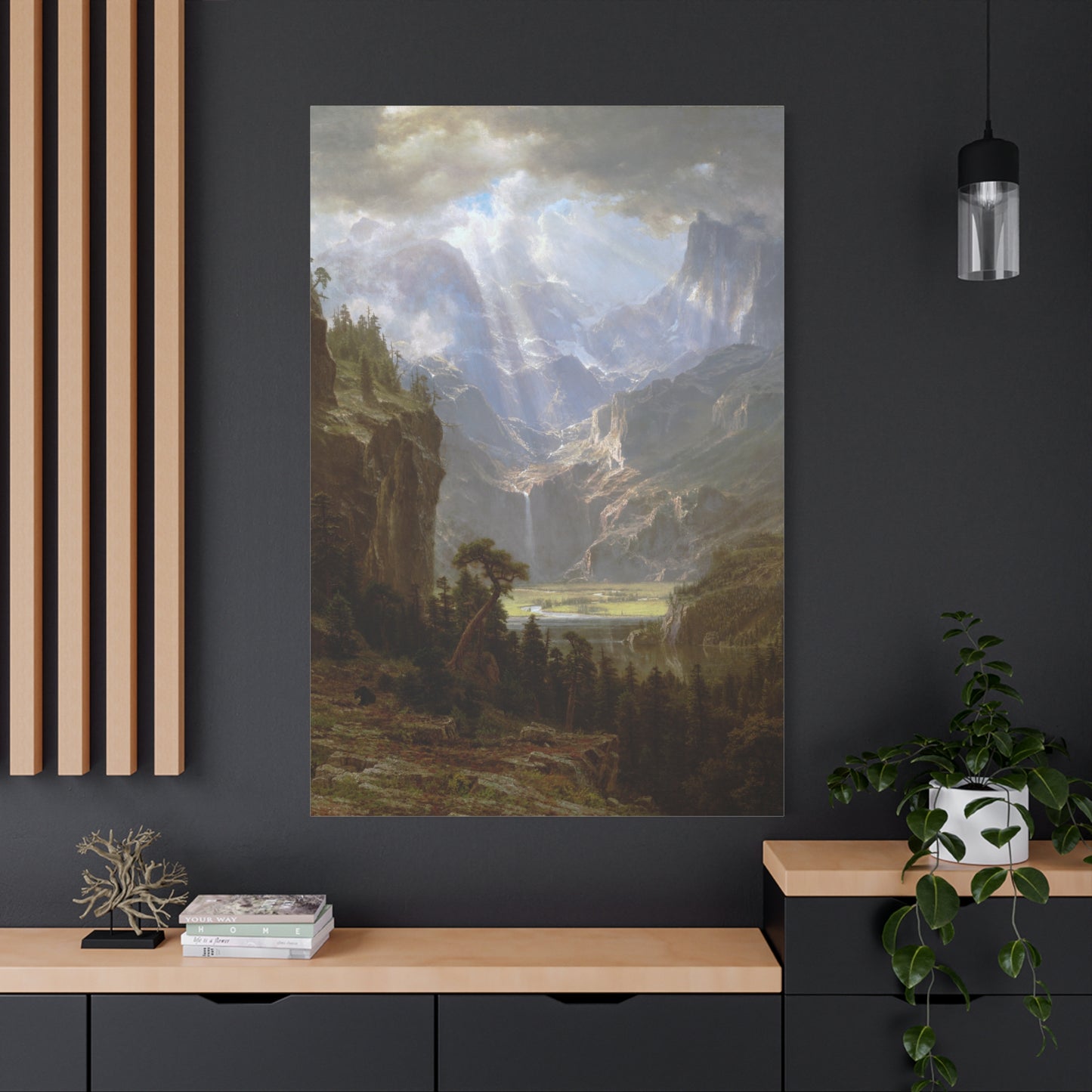 The Rocky Mountains, Lander's Peak - Canvas Wrap
