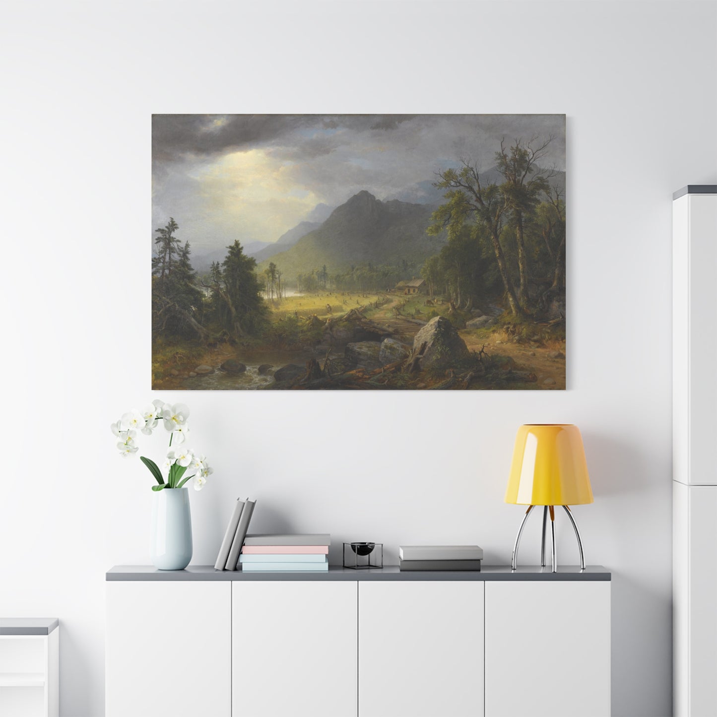 The First Harvest in the Wilderness - Canvas Wrap