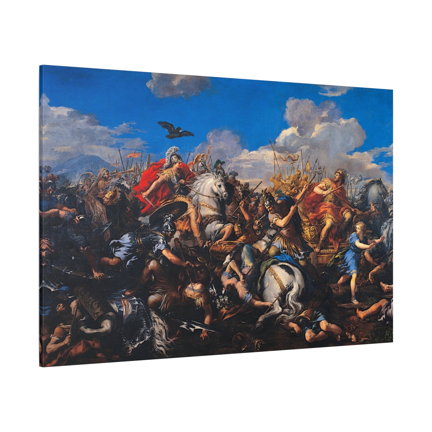 The Battle of Alexander Versus Darius - Canvas Wrap