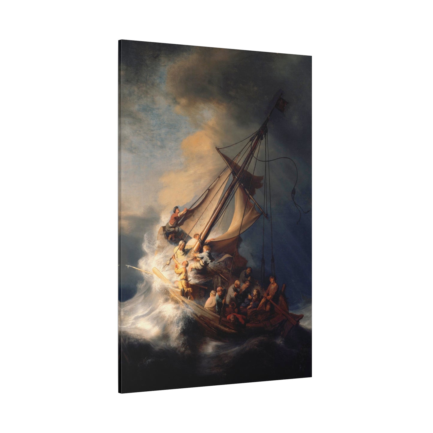 Christ in the Storm on the Lake of Galilee - Canvas Wrap