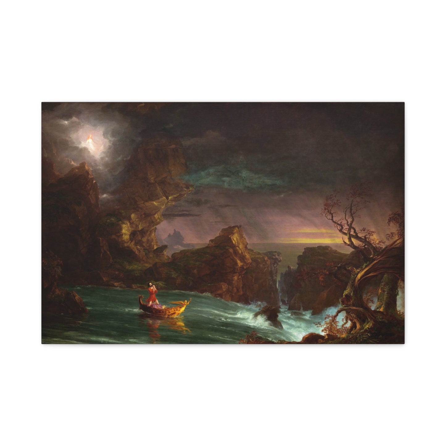 The Voyage of Life, Manhood - Canvas Wrap