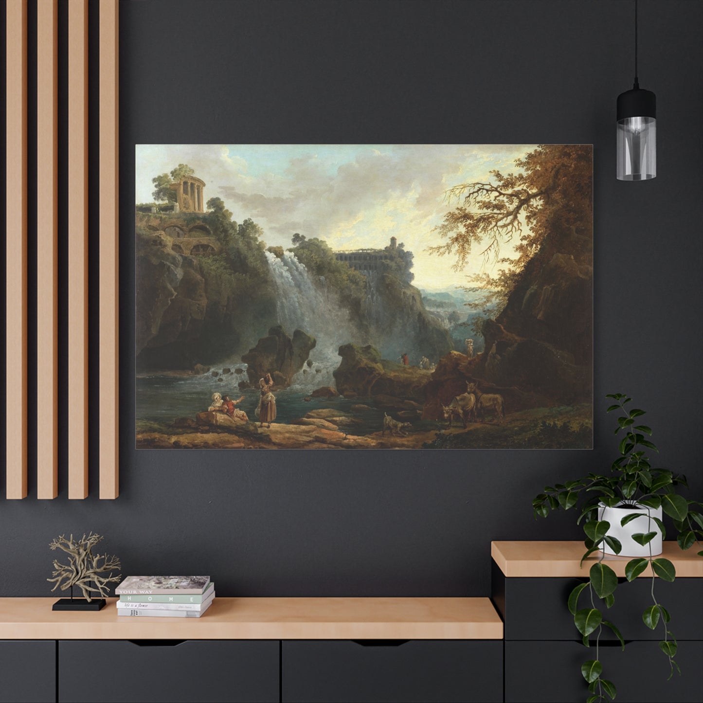 Tivoli Waterfalls - Canvas Wrap