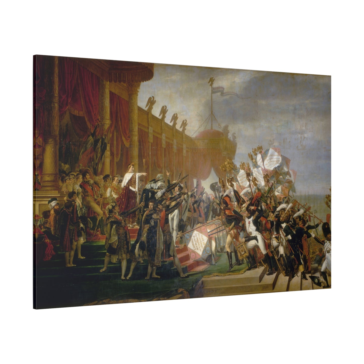 The Distribution of the Eagle Standards - Canvas Wrap