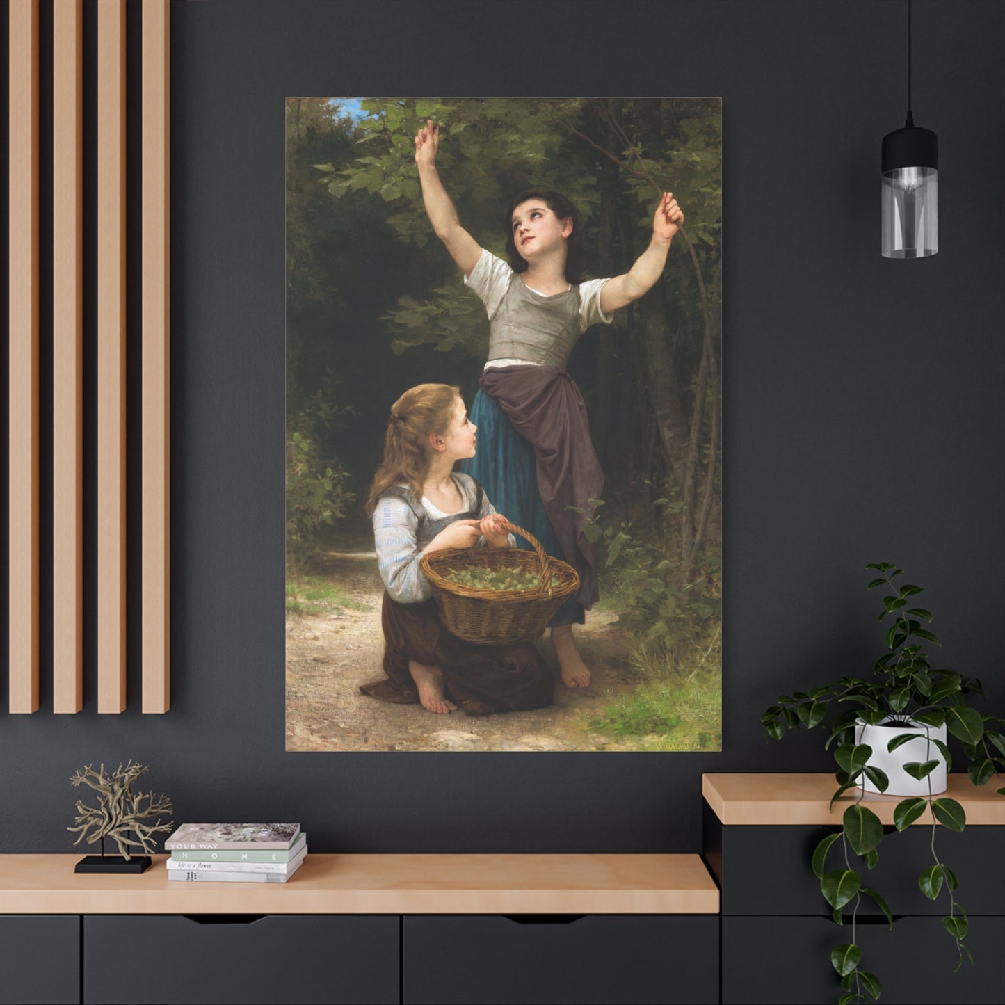 The Nut Gatherers - Canvas Wrap
