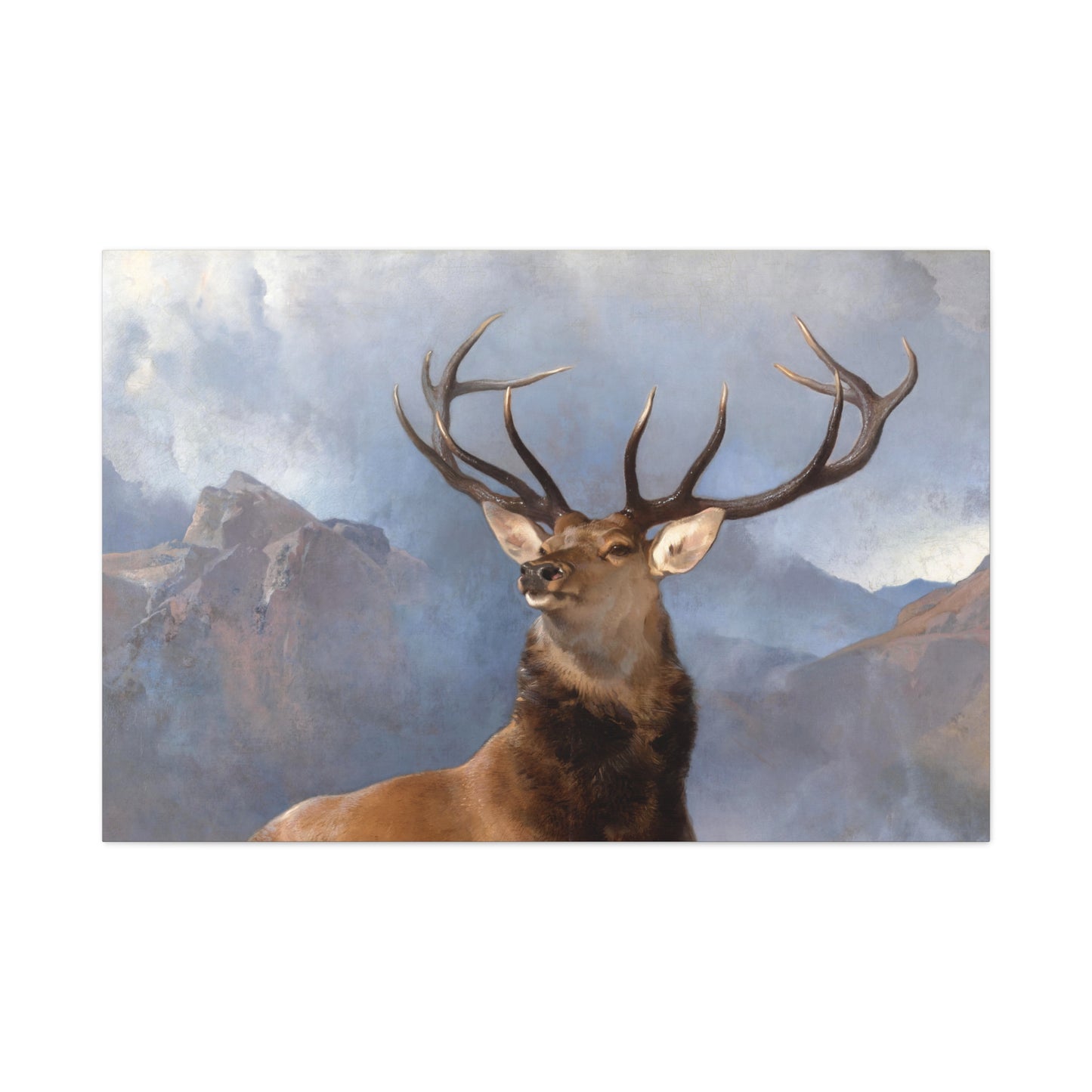 The Monarch of the Glen - Canvas Wrap