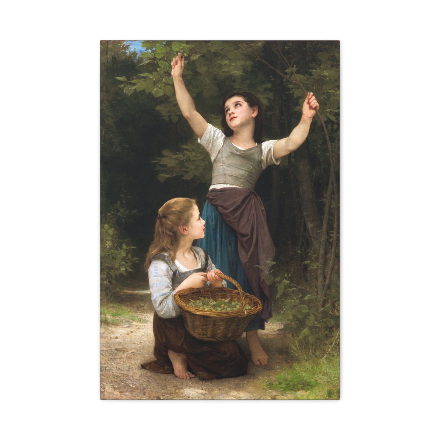The Nut Gatherers - Canvas Wrap