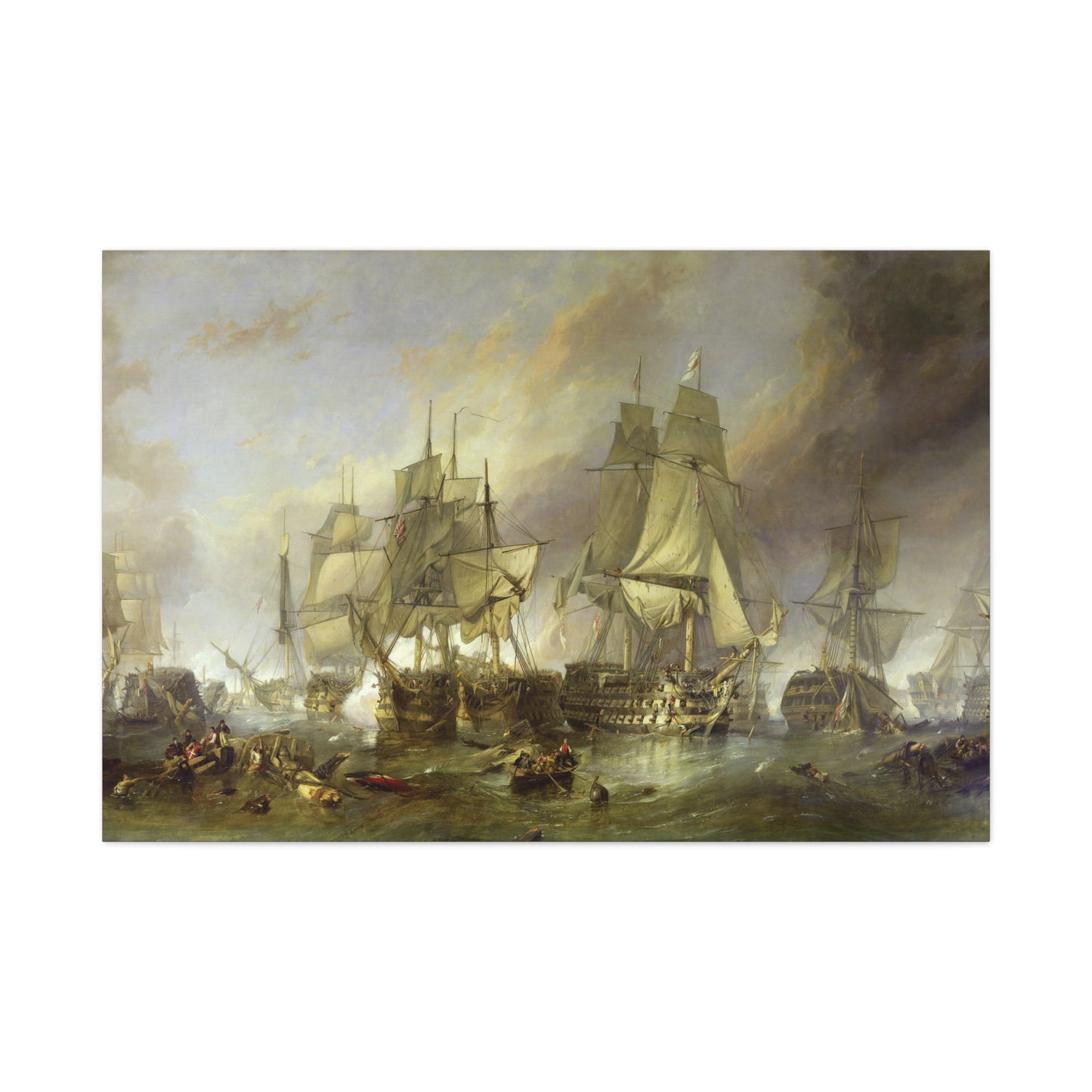 The Battle of Trafalgar - Canvas Wrap