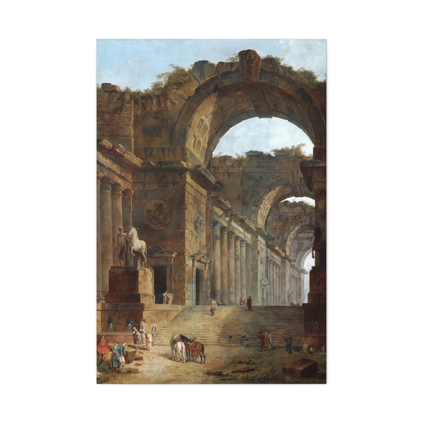 The Fountains - Canvas Wrap