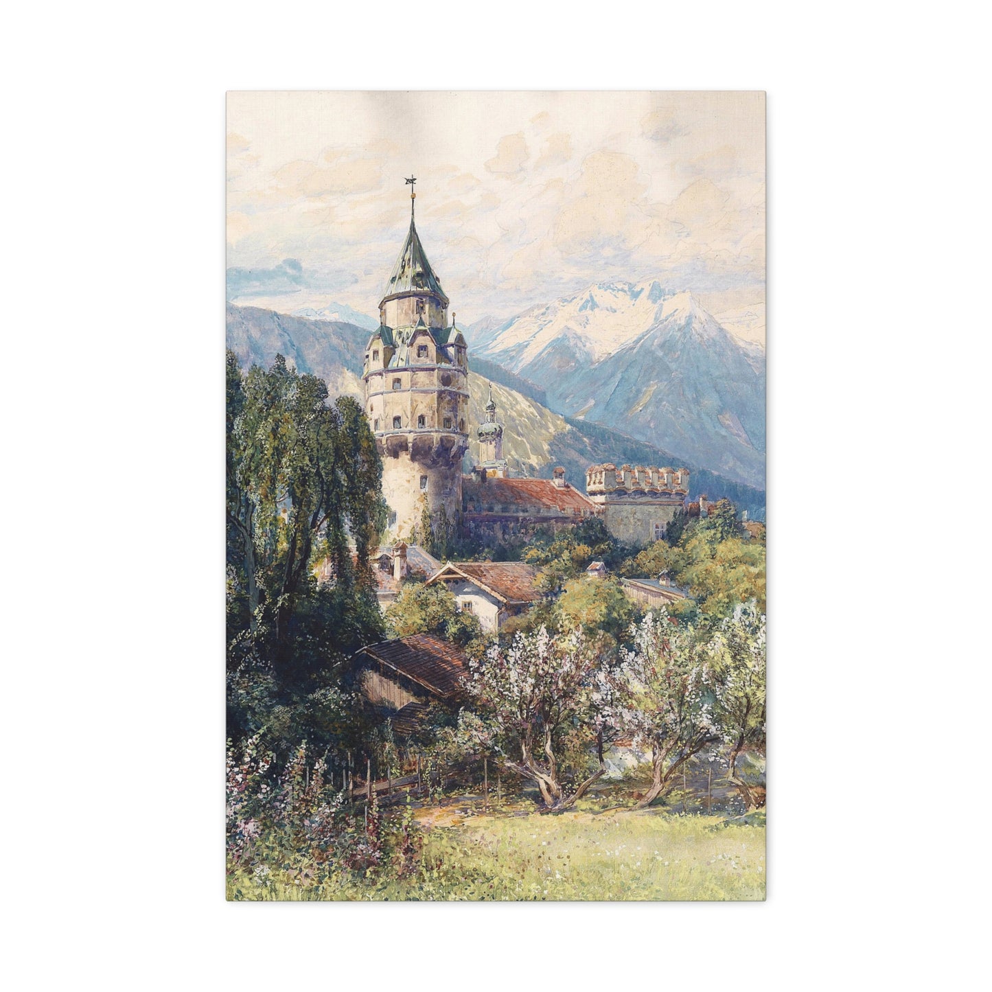 Hill Station Landscape - Canvas Wrap
