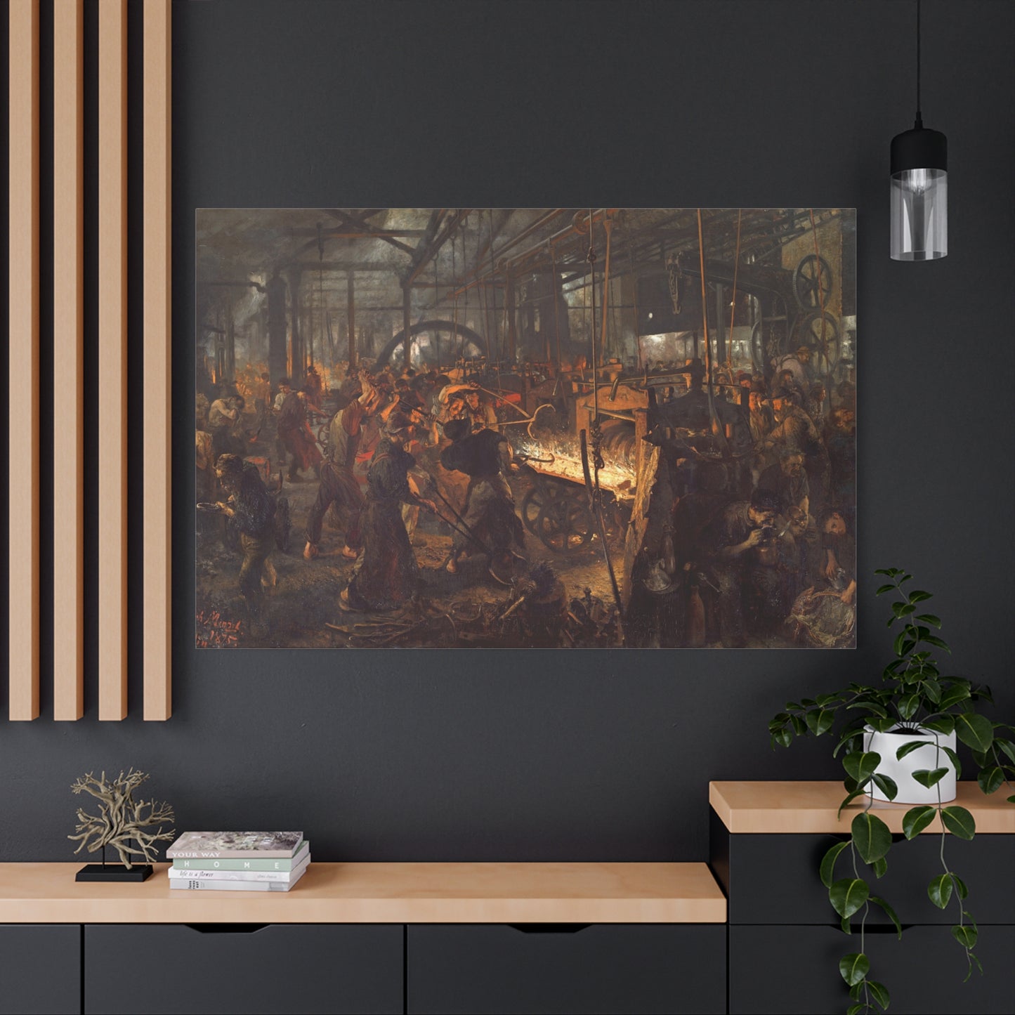 The Iron Rolling Mill - Canvas Wrap