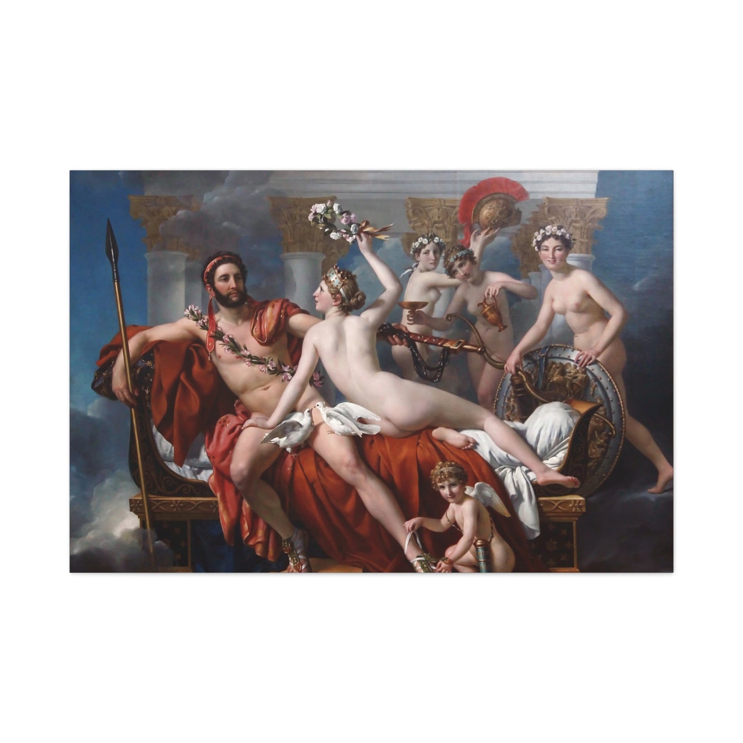 Mars Disarmed by Venus - Canvas Wrap